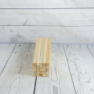 Square Wooden Dowels, 1/2 x 12 Inch, Natural Pine, MADE IN T