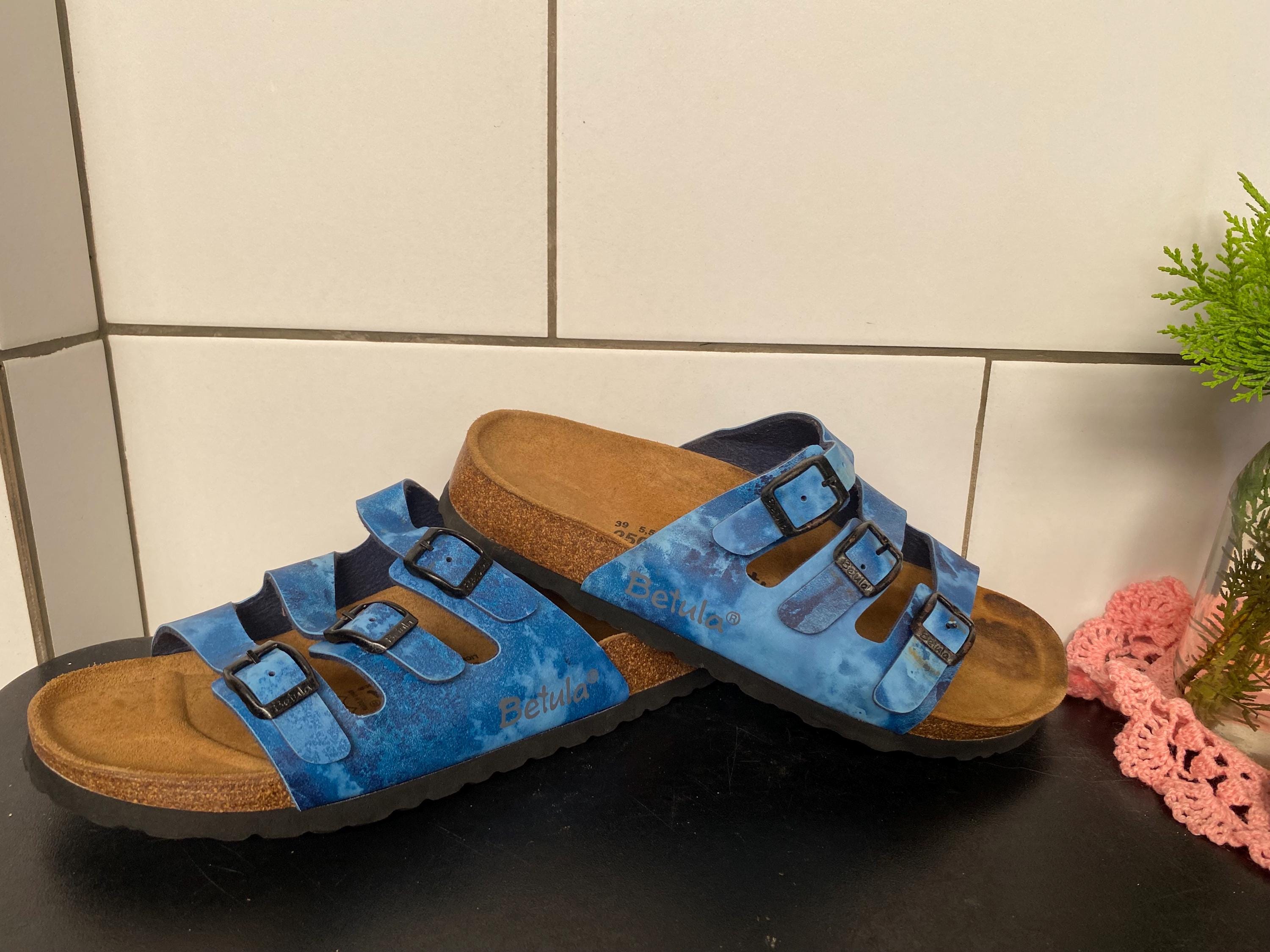 Pre-owned Birkenstock Florida by Betula Sandal Sz 39/8 Women’s