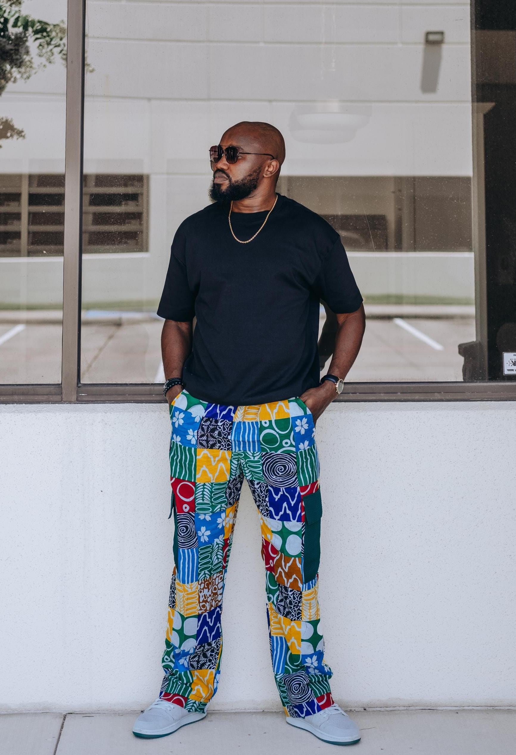 African Wax Pants - Etsy