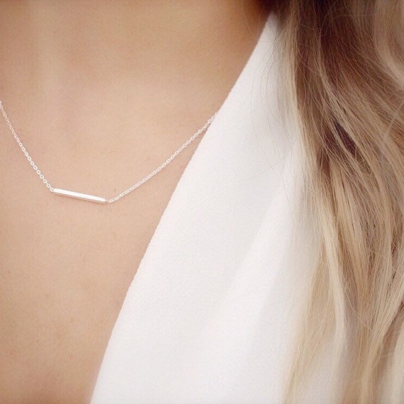 de barra 4 lados collar horizontal - Etsy España