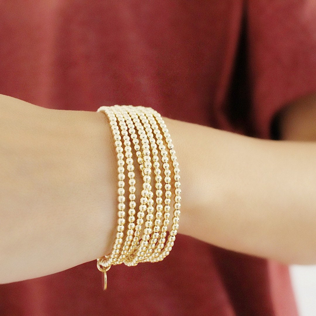 Anillos De Perlas De Oro Para Mujer Joyeria Moda Set 5