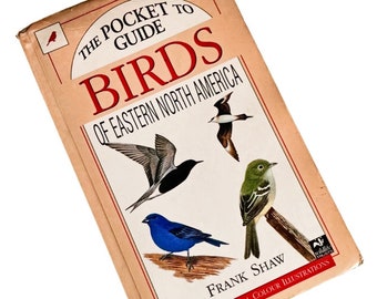 Pocket Guide To Birds Of Eastern North America, 1999 Illustrated Bird Reference Guide by Frank Shaw, Softcover Bird Book