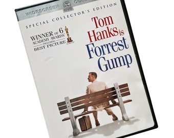 Forrest Gump 1994 (2 Disc DVD) Special Collector's Edition Widescreen Set, Boxed Forest Gump Tom Hank Movie 2 Disc DVD Widescreen Boxed Set