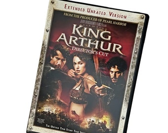 King Arthur DVD Movie Directors Cut, Extended Unrated Version, Clive Owen, Keira Knightley, Mads Mikkelsen, Jerry Bruckheimer Film, 2004