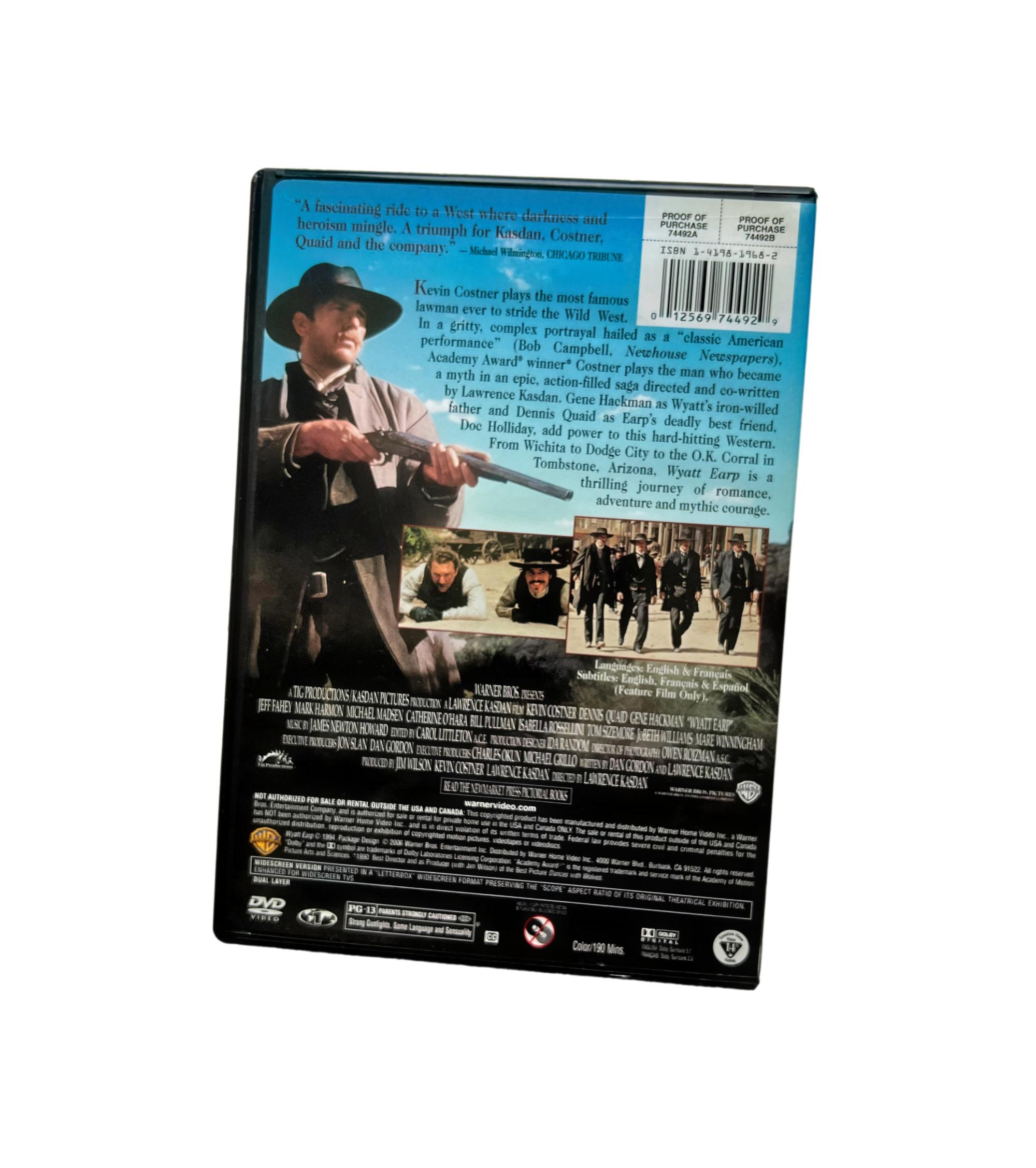 ワイアット・アープ ワイドスクリーン映画 DVD、ケビン・コスナー主演