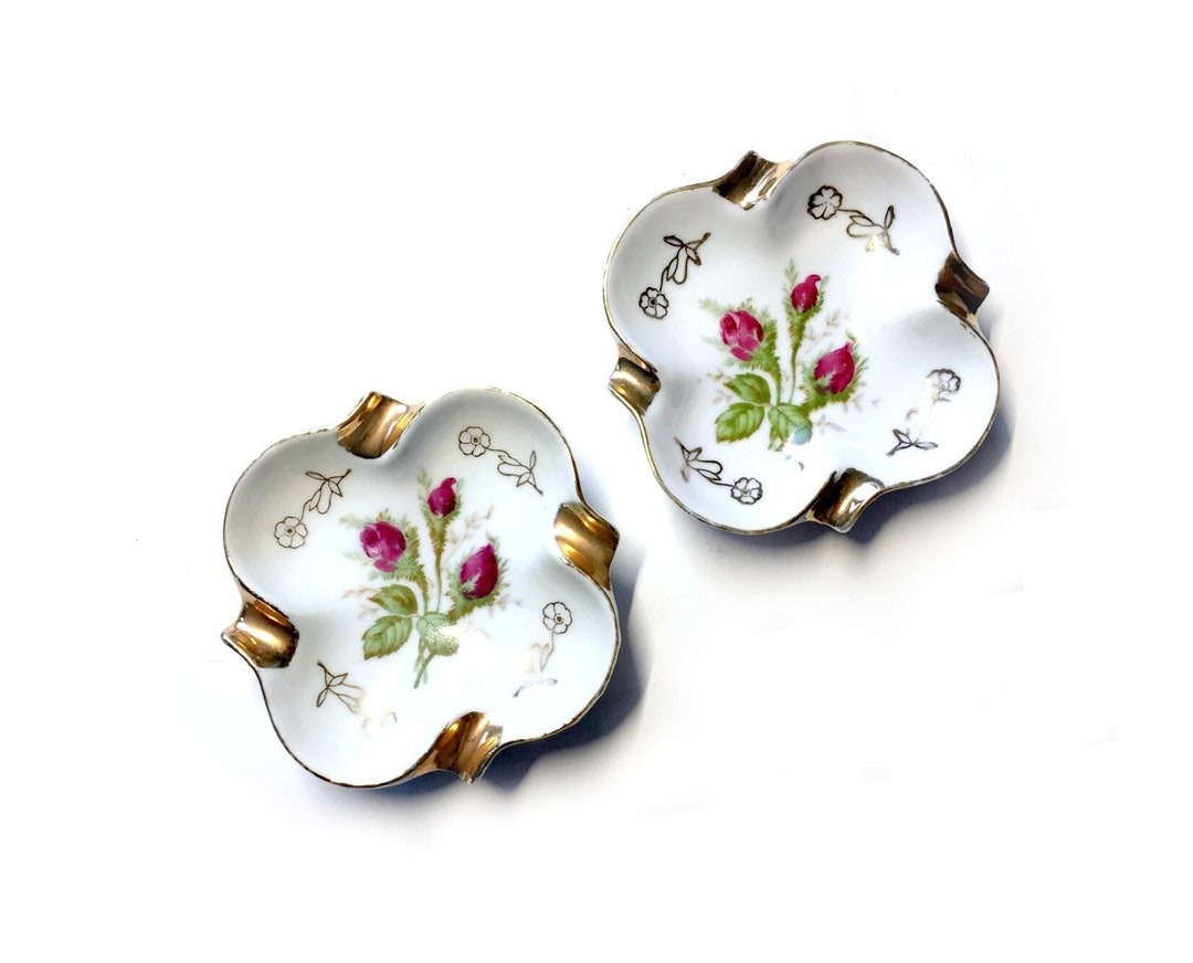 値下げ 貴重！ハンドモチーフ 灰皿 3つセット 日本製 ミッド