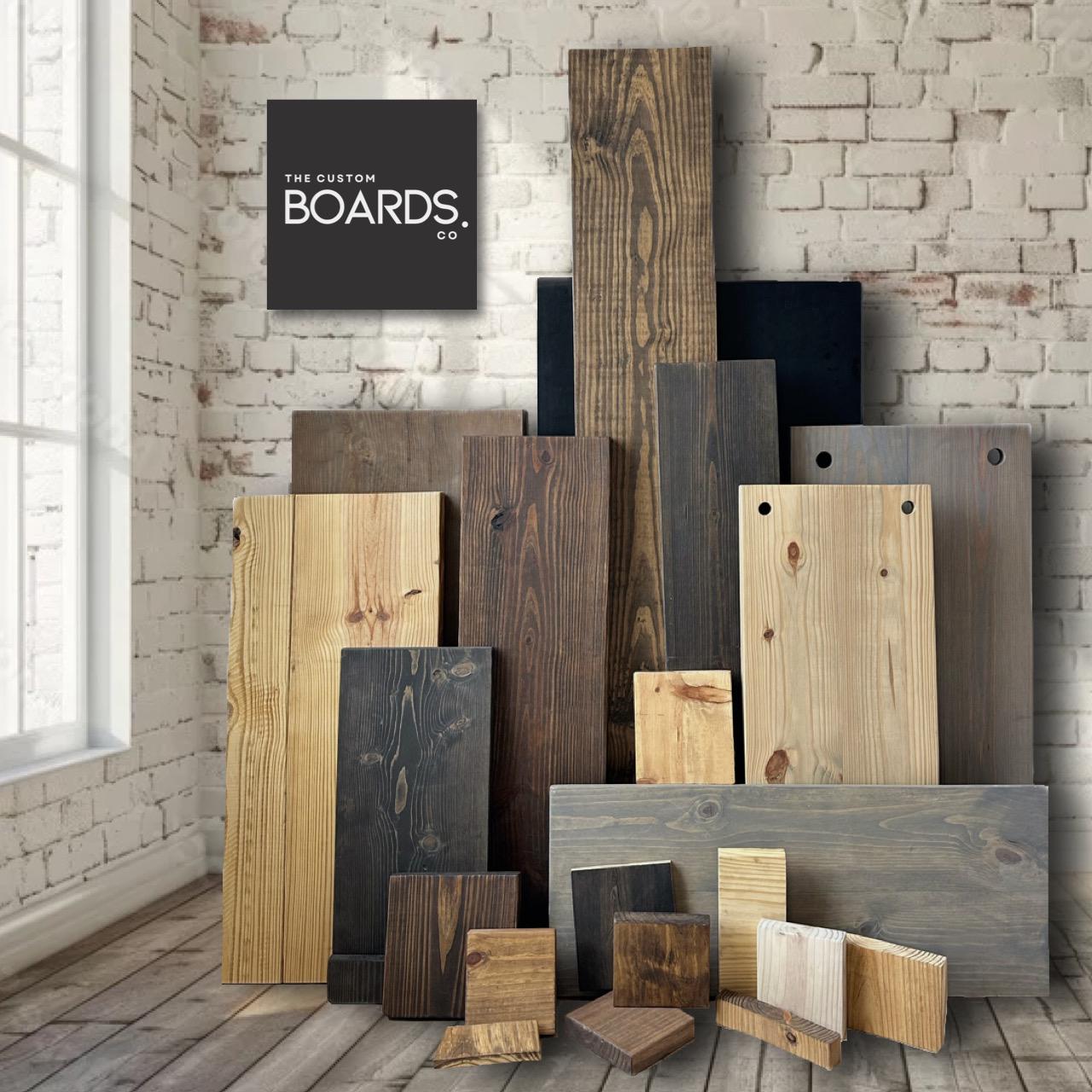 Custom 18.25" Deep Wood DESK Boards for Desktop - 18.25" Deep x 1.5" Thick Solid Natural Wood Slab MULTIPLE WIDTHS