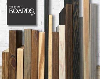 LARGE 22.25&quot; Deep Custom Wood Boards Boards for Desk - 22.25&quot; Deep x 1.5&quot; Thick Solid Natural Wood Slab - MULTIPLE Widths Available