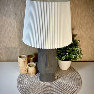 Aesthetic hand made Table lamp, Limited quantity! Made of ceramic