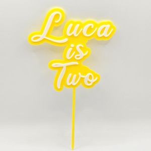 Custom Birthday Cake Topper