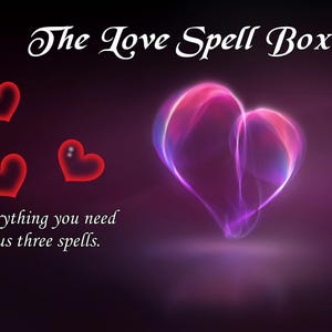 Love Spell Box, Love Spell Kit, Witchcraft Kit, Attraction Spell, Spell Kit