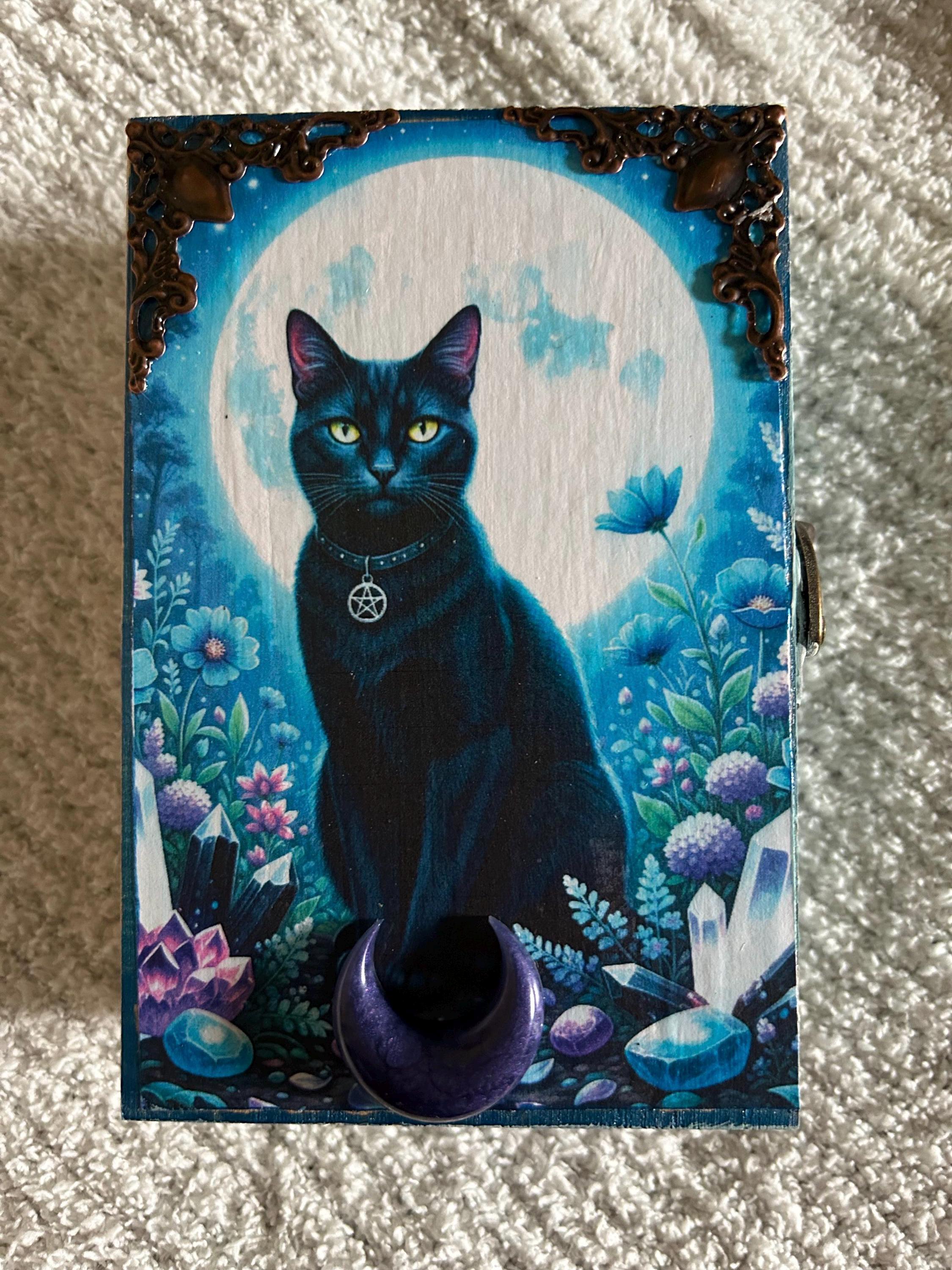 Tarot Pattern Box Tarot Card Box, Trinket Box, Altar Items, Witch Gift, Divination ...