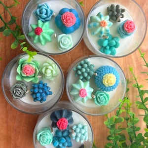5 oz. Mini 100% Soy Succulent Garden Candle