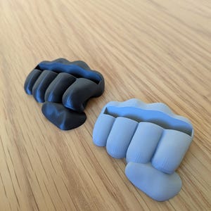 3D Printed Fist Toothpaste Squeezer: Novelty Bathroom Saver