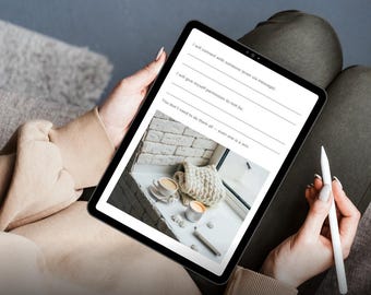 Gentle Reset Journal (With Fillable Fields)