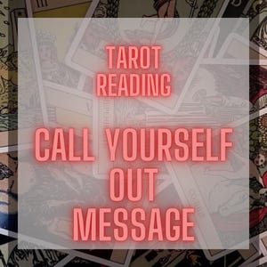 Chiama te stesso / lettura della carta dei tarocchi fidati del tuo istinto / lettura intuitiva della carta dei tarocchi della strega / energia psichica / risultato accurato