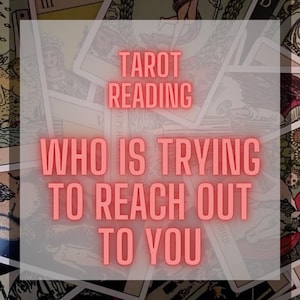 Chi sta cercando di contattarti? / lettura dei tarocchi / fidati del tuo istinto / diffusione intuitiva della lettura delle carte dei tarocchi della strega / energia psichica / risultato accurato