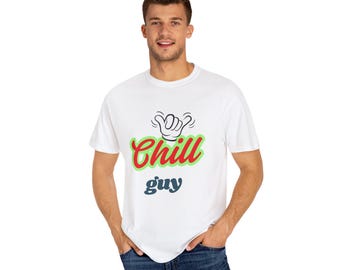 Chill Guy Garment-Dyed T-shirt: Relaxed Summer Style