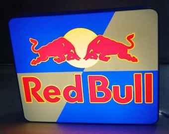 レッドブルのネオンサイン、レッドブルのLEDサイン、レッドブル