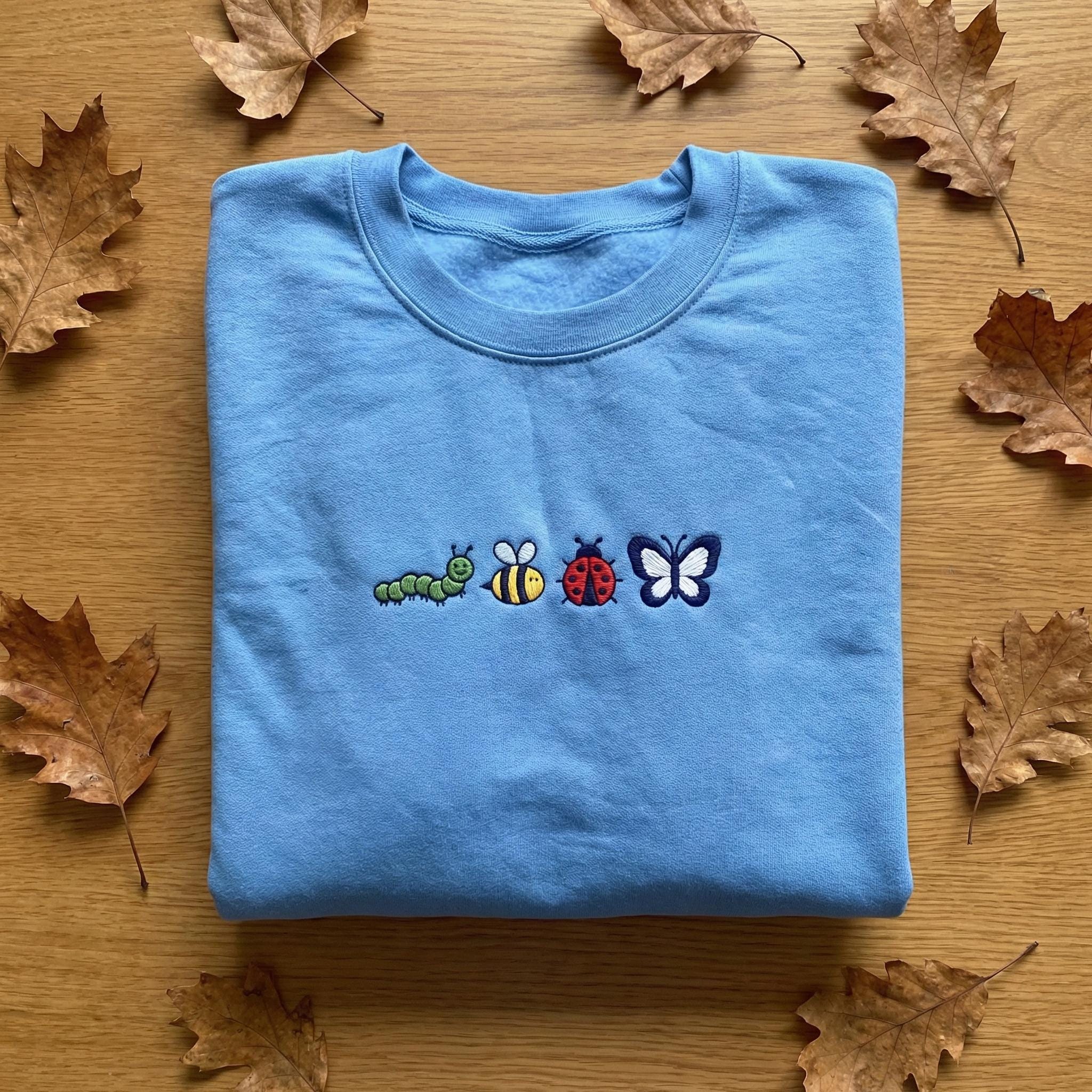 Woman Embroidered Ladybug Top - Etsy