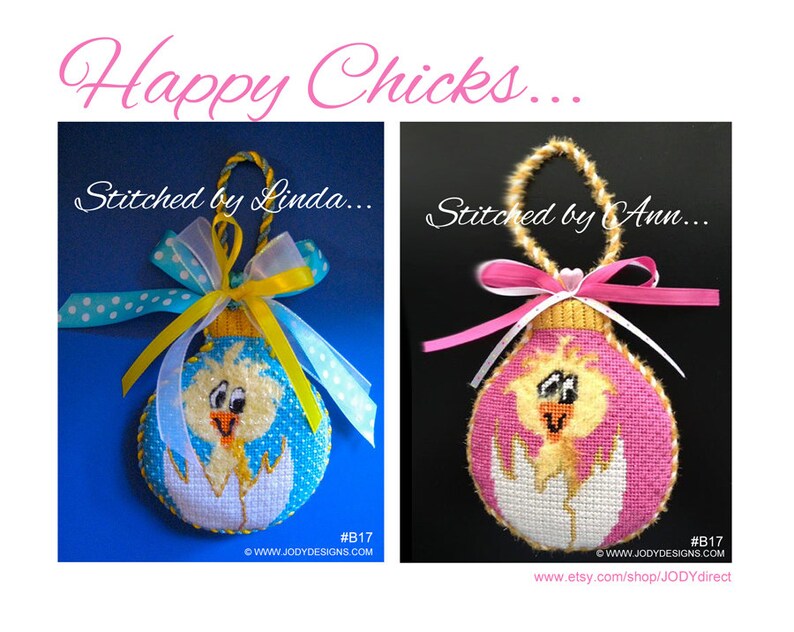 Chicken and Cracked Egg Hand Painted Needlepoint Ornament Canvas Jody Designs B17 image 3