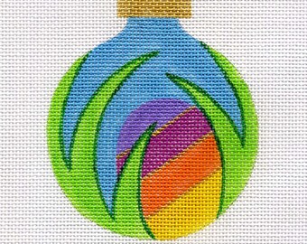 Easter Egg Hand Painted Needlepoint Ornament Canvas- Jody Designs  B4-02