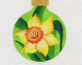 Daffodil Needlepoint Ornament - Jody Designs   B66 Daffodil