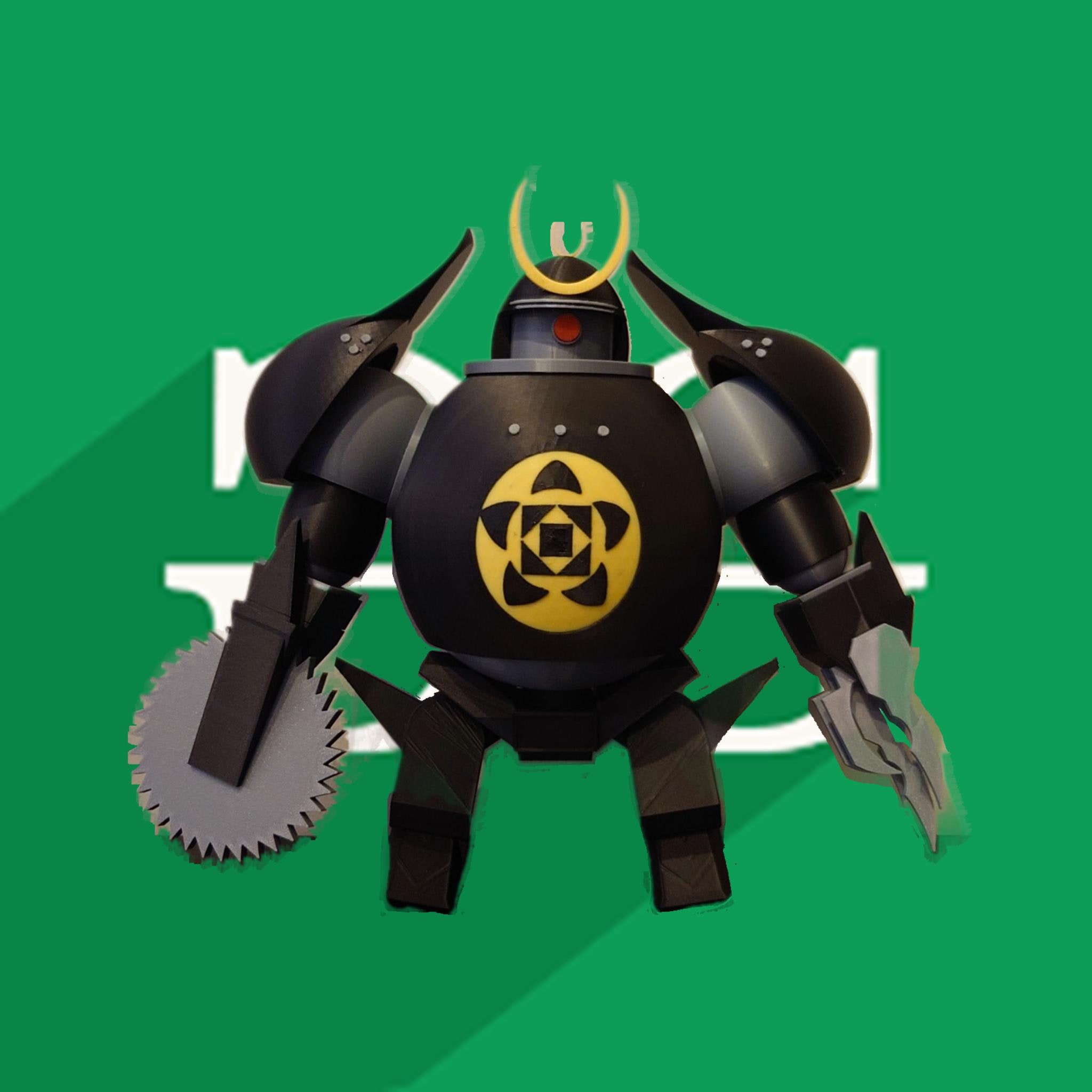 3D Printed Little Yama Robot - Big Hero 6 Inspired