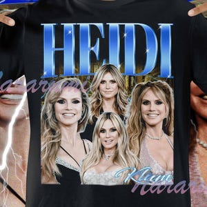 HEIDI KLUM Vintage Shirt, heidi klum Homage Tshirt, heidi klum Fan Tees, heidi klum Retro 90s Sweater, heidi klum Merch Gift