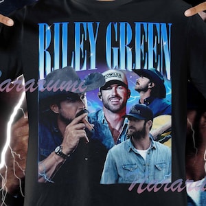 Riley Green Shirt Vintage Bootleg Graphic Tee Riley Green T-Shirt Retro Sweatshirt Gift For Women and Man Unisex