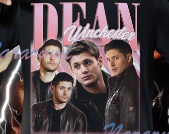 DEAN WINCHESTER Sweatshirt, Supernatural Dean Winchester Tshirt, Dean Winchester Supernatural Sweater, Jensen Ackles Actor Retro Shirt, Dean