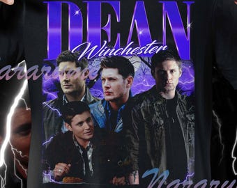 DEAN WINCHESTER Sweatshirt, Supernatural Dean Winchester Tshirt, Dean Winchester Supernatural Sweater, Jensen Ackles Actor Retro Shirt, Dean