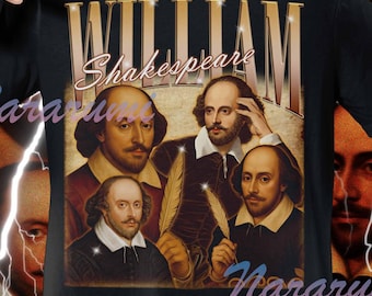 Retro William Shakespeare Shirt -William Shakespeare Crewneck,William Shakespeare T-shirt,William Shakespeare T shirt,Shakespeare Sweatshirt
