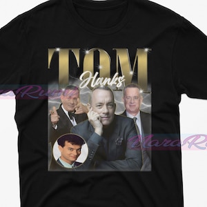 Tom Hanks Vintage Shirt, Tom Hanks Tee, Tom Hanks Fan Gift, Tom Hanks Bootleg, Tom Hanks Homage Retro