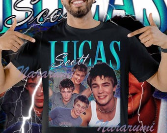 Lucas Scott – One Tree Hill TV Show Tee – Chad Michael Murray Basketball Star Graphic Shirt – Teen Drama Series Merch – Gift for Fan T-Shirt