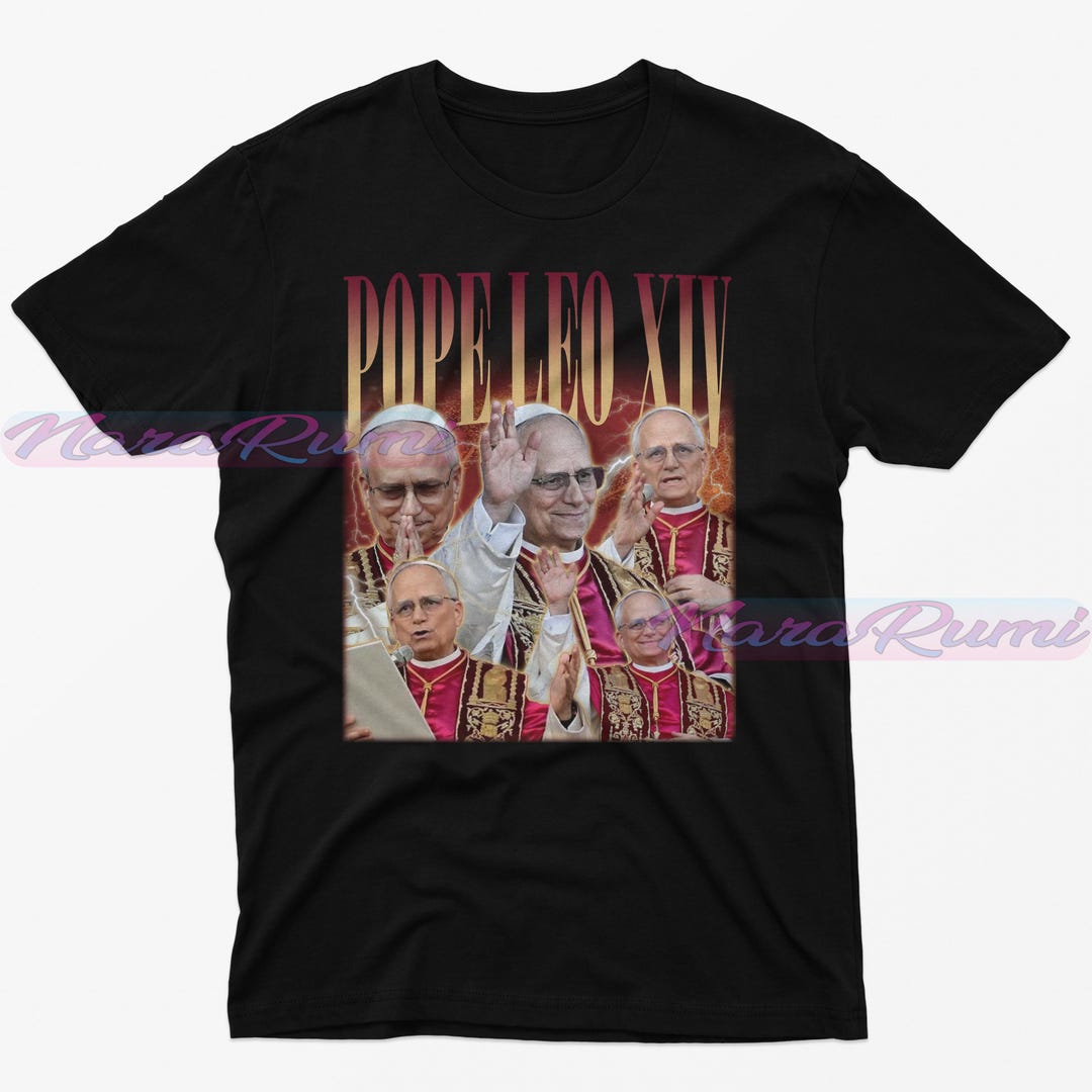 First American Pope T-shirt, Religious Shirt, New Pope Shirt, Pope Leo ...