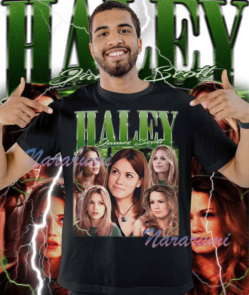 Vintage Haley James Scott 90's T-shirt, One Tree Hill Bethany Joy Lenz ...