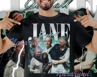 Jane Goodall Memorial Unisex T-shirt, Remember Jane Goddall, Thank You Jane, What you do makes a difference, Rip Jane Goodall