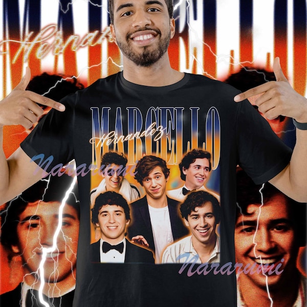 Marcello Hernandez vintageskjorta, Marcello Hernandez-t-shirt, Marcello Hernandez fangåva, Marcello Hernandez bootleg merchandise retro komfortfärger