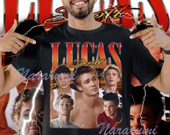 Lucas Scott – One Tree Hill TV Show Tee – Chad Michael Murray Basketball Star Graphic Shirt – Teen Drama Series Merch – Gift for Fan T-Shirt