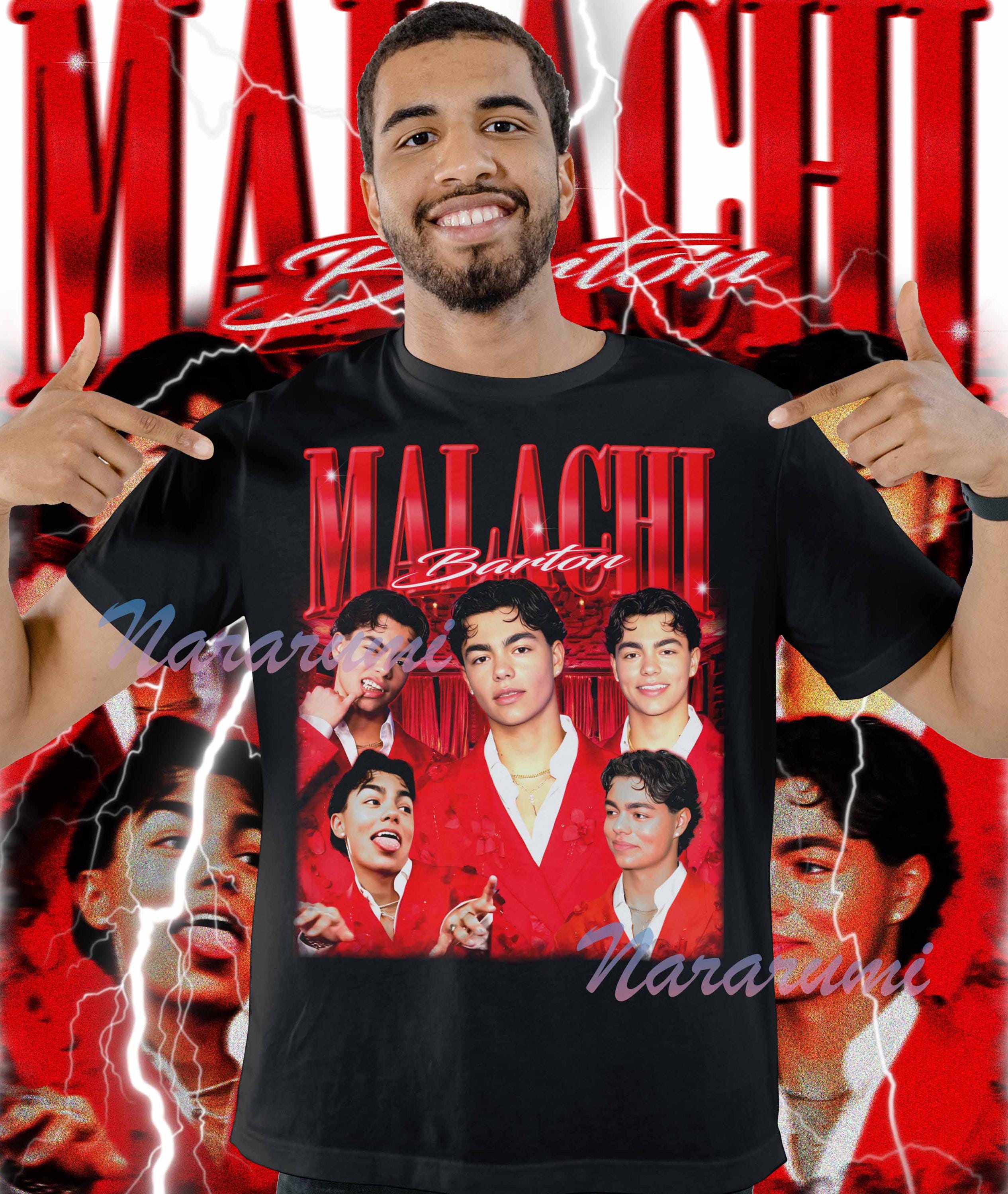 Malachi Barton T-shirt, Descendants Zombies Worlds Collide Tour