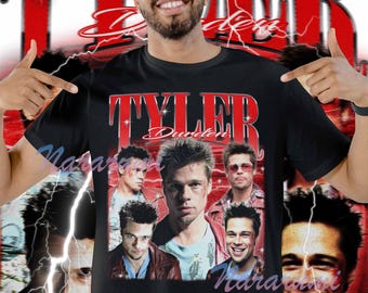 Chemise rétro Tyler Durden, pull Tyler Durden, T-shirt Tyler Durden, T-shirt Tyler Durden, T-shirt Tyler Durden, sweat-shirt fan Tyler Durden