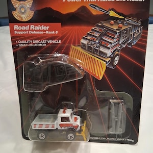 Vintage 1983 Matchbox Road Raider: Die-Cast Truck with Armor