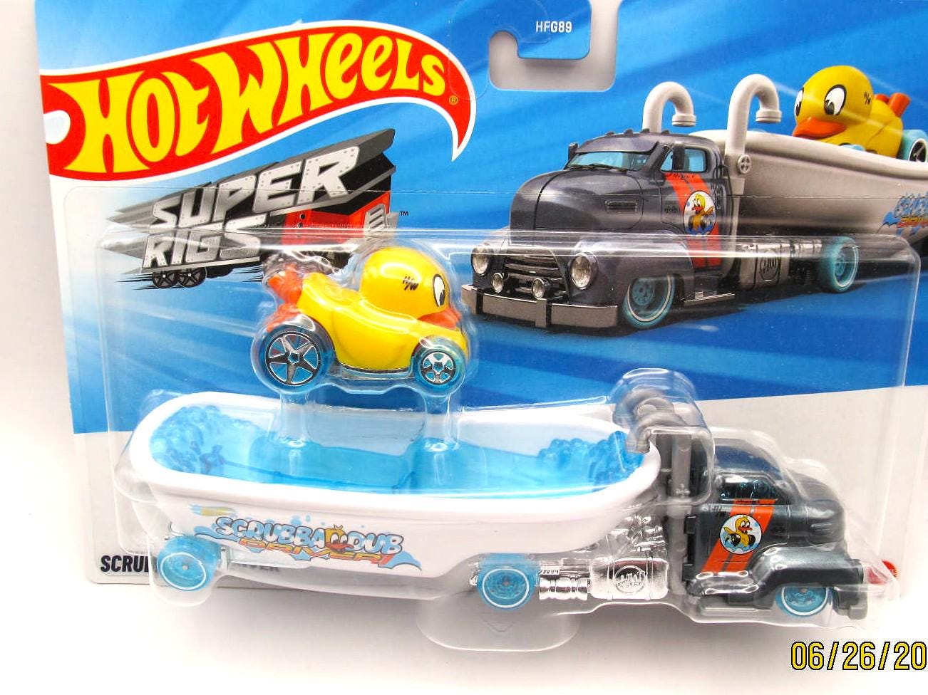 Hot Wheels Duck N' Roll（ダックン・ロール）2台セット 2024 Hot Wheels 167/250 HTC11 Duck N' Roll, Hot Wheels Let's