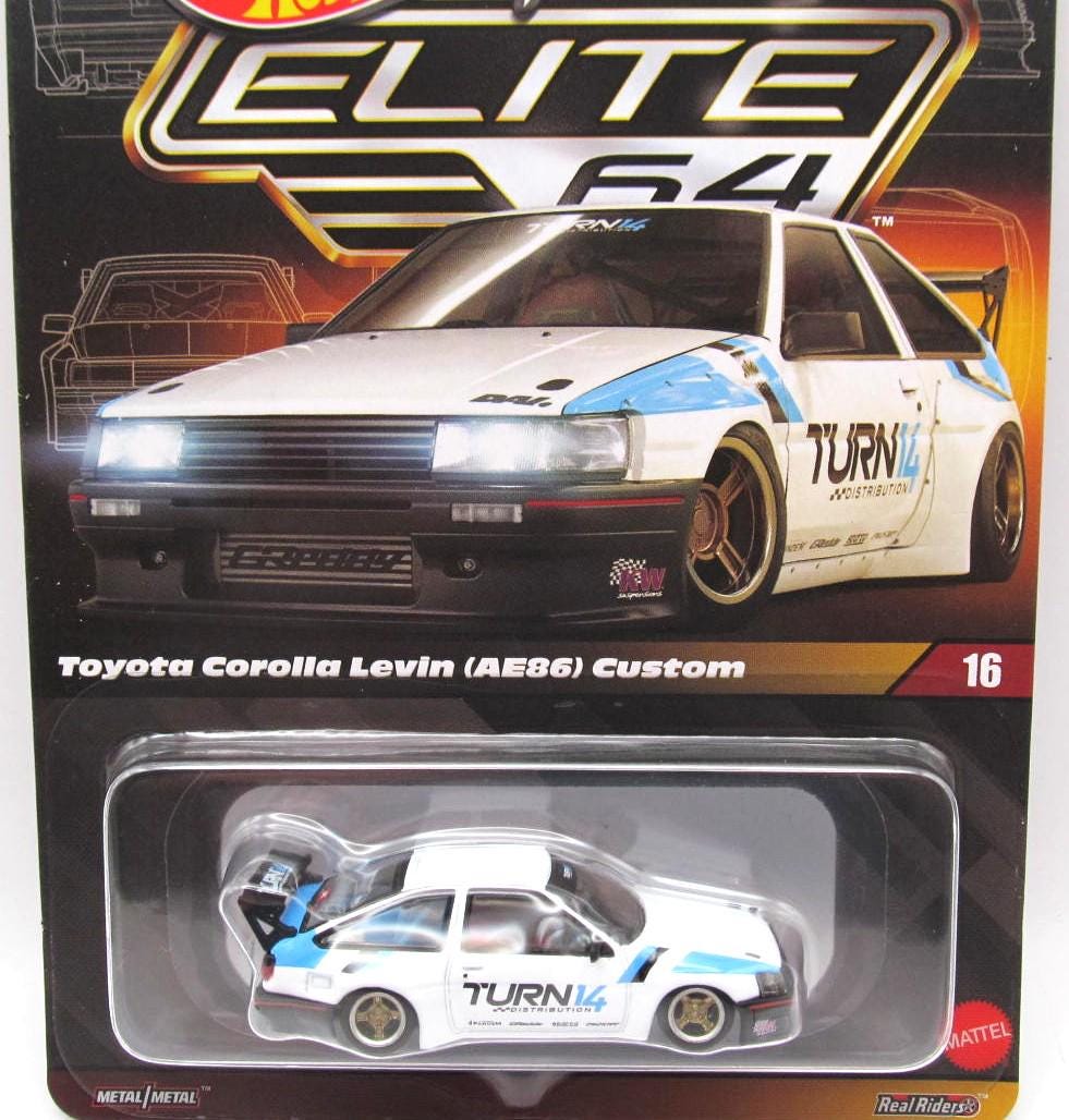 Toyota Corolla Levin (AE86) Custom Hot Wheels Elite 64 #16 - Etsy