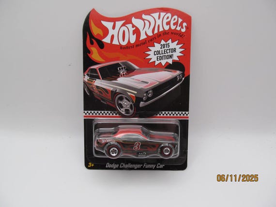 Dodge Challenger Funny Car Hot Wheels 2015 Collector Edition - Etsy