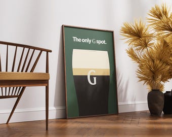 The only G spot, Stout drink print.