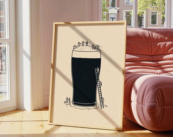 Wspinaczka po stout, wystrój irlandzkiego pubu, minimalistyczna sztuka piwna