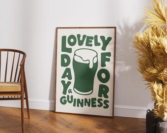 Retro Guinness Beer Print