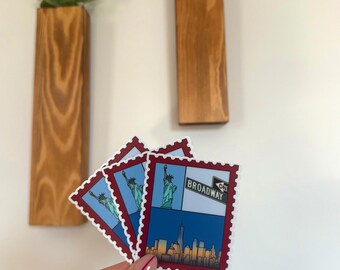 NYC Postage Stamp Sticker